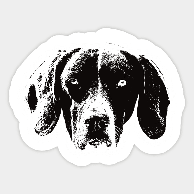 Pointer gift for Pointer Owners Sticker by DoggyStyles